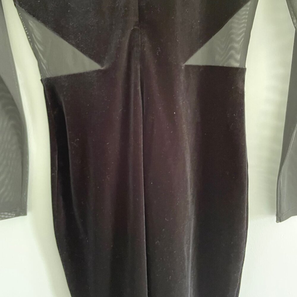French Connection Woman Black Long Sleeve Dress Size US 4 - Picture 4 of 6